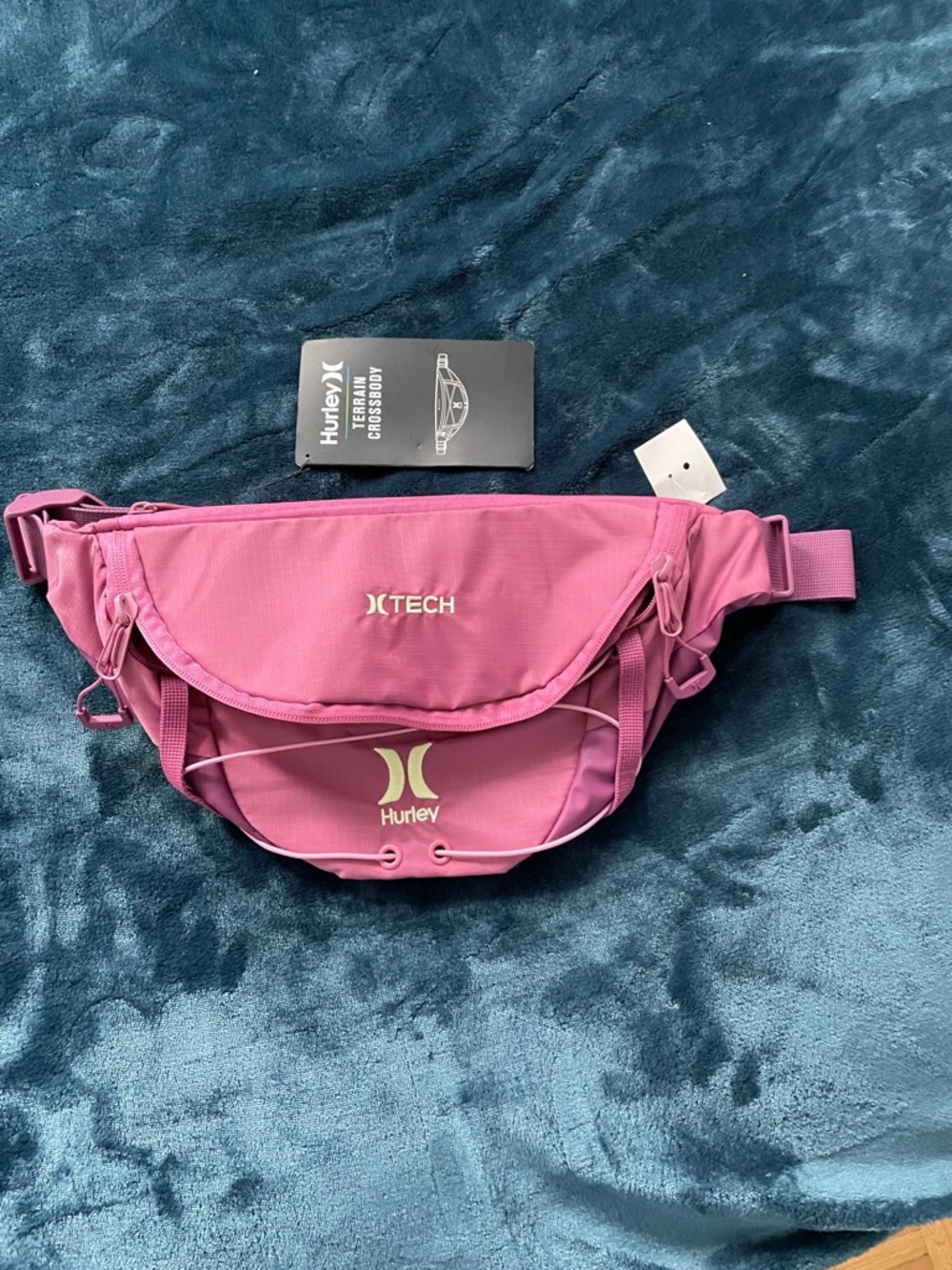 Hurley Pink Crossbody Waist Pack